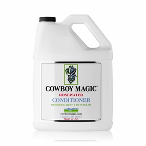 Cowboy Magic Rosewater Conditioner Gallon Rosewater Herbal Blend Leaves Hair Smooth and Silky