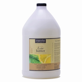 Cuccio Naturale Lyte White Limetta and Aloe Vera Ultra Sheer Butter - Non-Greasy Moisturizing Butter Body Cream - Refreshing and Soothing - Paraben and Cruelty Free with Natural Ingredients - 1 gal
