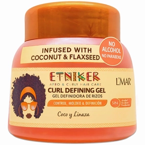 Curl Defining Gel for Curly Hair - Natural No Flake Formula - Strong Hold Hair Gel - 10.5oz