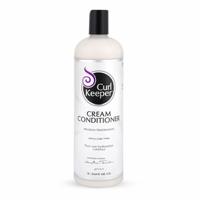Curl Keeper Cream Conditioner for Curly Hair, 8 Fl Oz - Lightweight Daily Hair Conditioner for All Curl Types - Moisturizing & Deep Conditioning Helps Detangle, Maintain Shine & Locks-In Color