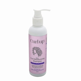 Curl Up Moisturising Curly Hair Shampoo - For Dry Frizzy, Wavy & Curly Hair - Sulphate Paraben And Silicone Free - 200 ml