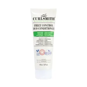 CURLSMITH - Frizz Control Duo Hair Conditioner, Nourishing Rinse Out or Leave In, Detangling, Smoothing, For All Curl Types, Vegan, 237ml/8 fl oz