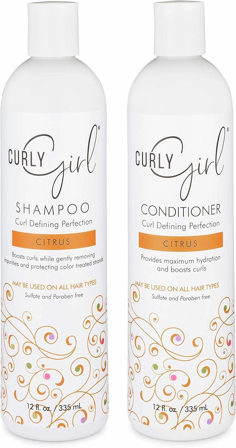 Curly Girl Curl Hair Shampoo Conditioner Set 12 oz Bottles Curly Girl Method Approved Curly Girls Hair Care Frizz Control
