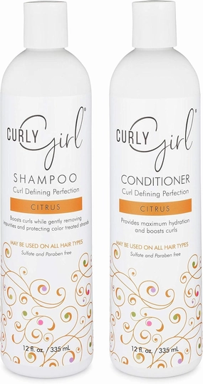 Curly Girl Curl Hair Shampoo Conditioner Set 12 oz Bottles Curly Girl Method Approved Curly Girls Hair Care Frizz Control