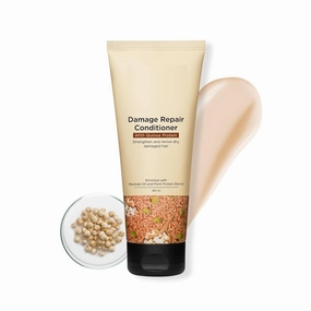 Damage Repair Fresh Conditioner With Quinoa Protein & Ceramides For Dry & Damaged Hair|Deeply Conditions & Makes Hair Silky, Smooth | Prevents Split Ends|Made In Korea(180Ml), 1 Count