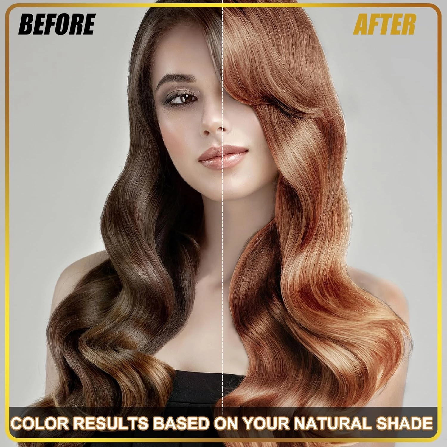 Dark Brown Hair Dye Shampoo 3 in 1 for Gray Hair, Herbal Dark Brown Dye for Women Men, Grey Coverage Shampoo 500ml