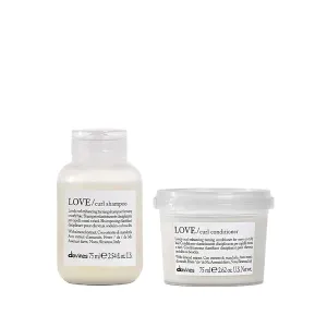 Davines LOVE Curl Shampoo | Wavy & Curly Hair Shampoo | Smooth and Moisturize Curls with Almond Extract