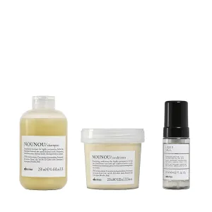 Davines NOUNOU Conditioner | Hydrating Deep Conditioner for Bleached, Permed, Relaxed, Damaged or Very Dry Hair | Replenishes Chemically Processed Hair | 2.5 fl oz