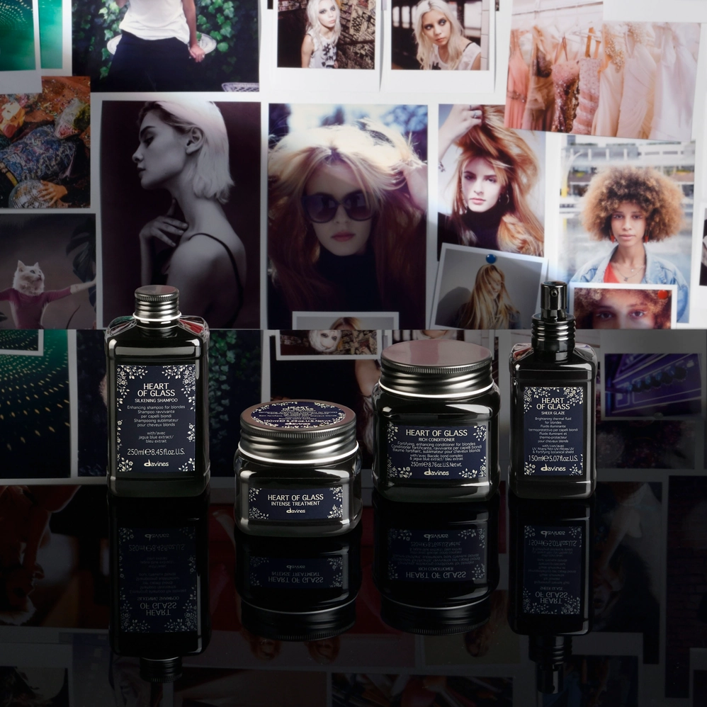 DAVINES HEART OF GLASS SILKENING SHAMPOO FOR BLONDE HAIR 250ML