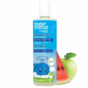 De.sert Es.sence Kids Fragrance Free 2-in-1 Shampoo & Body Wash 12.0 fl oz - Vegan, Gluten-Free. Cruelty-Free - Leaves Hair & Skin Nourished - Gentle Formula