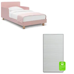 Delta Children GapKids Toddler Bed, Blush/Natural   babyGap TrueSleep Crib and Toddler Mattress (Bundle)