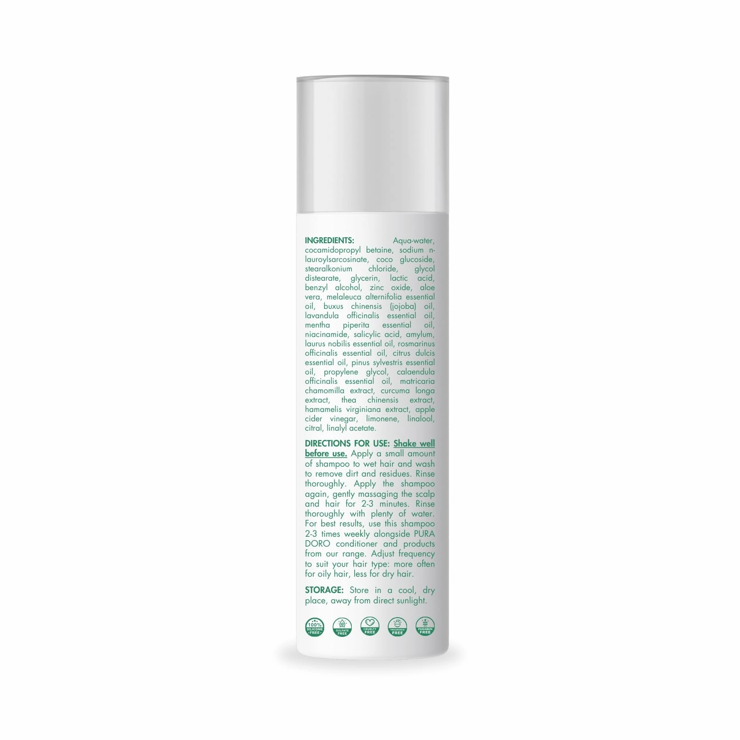 Dermatitis Control & Healthy Roots Shampoo – Soothes Seborrheic Dermatitis, Reduces Sebum, Infused with Tea Tree, Jojoba & Chamomile, Natural Scalp Relief For Men & Women