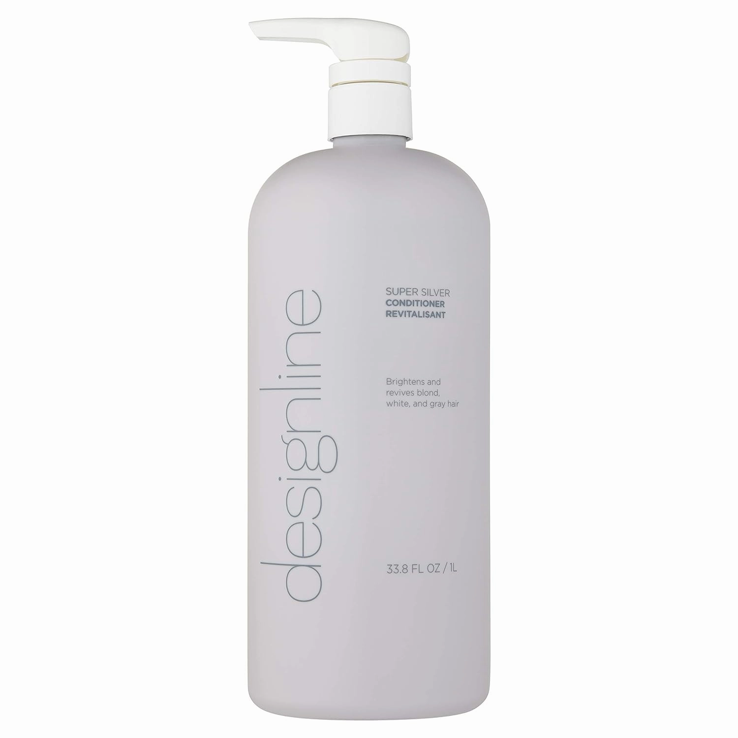 DESIGNLINE Super Silver Conditioner - Regis Restores Moisture to Boost Color Brilliance for Blonde, Grey, and White Hair and Strengthens, Detangles, and Improves Elasticity (33.8 oz.)