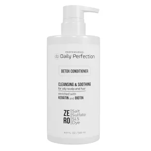 Detox Conditioner to Remove Build-Up, Oil, and Dirt. Salon-Grade Formula with Biotin and Keratin, Salt-Free, Sulfate-Free, and Paraben-Free for Clean, Refreshed Hair.