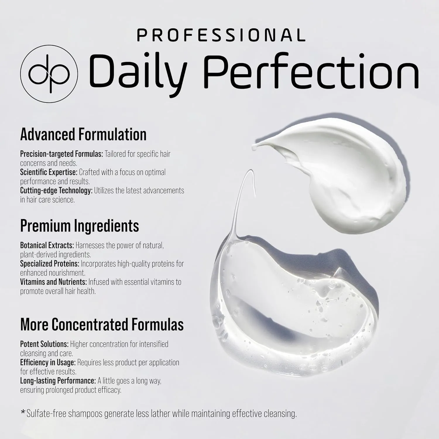 Detox Shampoo and Conditioner to Remove Build-Up, Oil, and Dirt. Salon-Grade Formula with Biotin and Keratin, Salt-Free, Sulfate-Free, and Paraben-Free for Clean, Refreshed Hair.