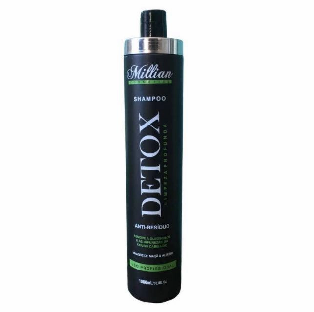 Detox Anti Residue Deep Cleaning Apple Vinegar Rosemary Shampoo 1L - Millian