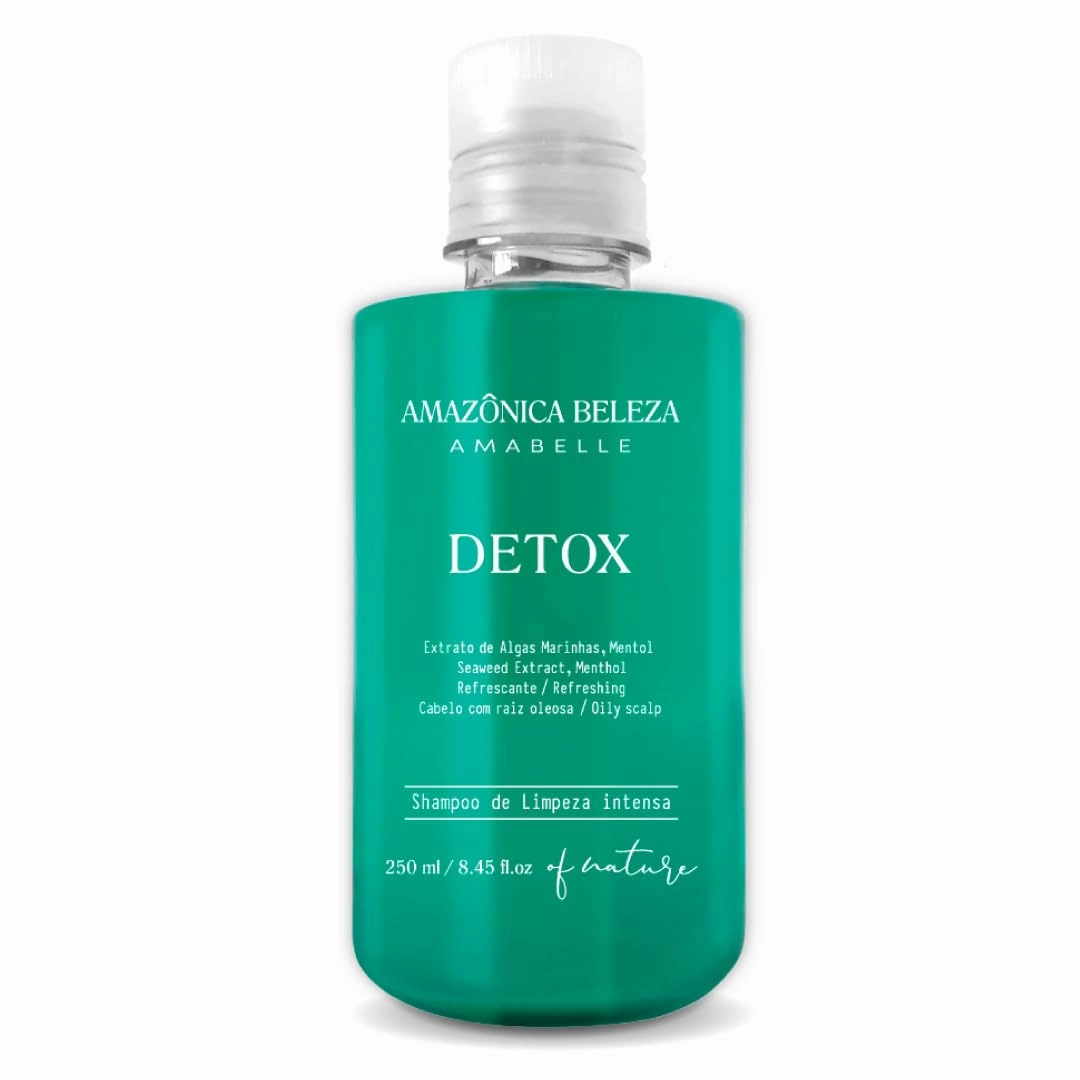 Detox Deep Cleansing Shampoo for all Hair Types, Intense Cleaning in Every Pore of the Scalp, 8.45 Oz