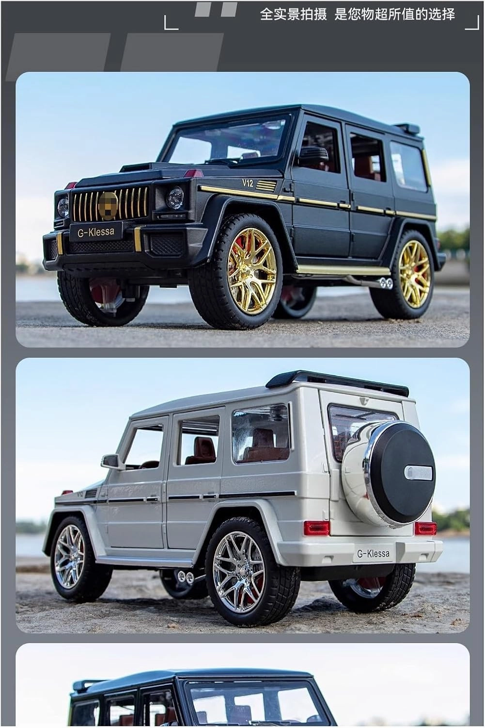 Die Casting 1:24 for Mercedes-Benz G63 SUV 6 * 6 Alloy Simulation Car Model Sound and Light Pull-Back Miniature Model Collection Presents(G63 Pink)