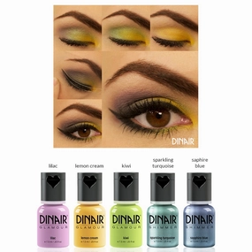 Dinair Airbrush Makeup Eyeshadows - Sapphire Blue - Shimmer .27 fl oz