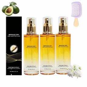 Dirctychop Conditioning Oil Spray Scalp & Hair Strengthener Leave-In Conditioner Comforting Shampoo Cleanser,Deep Nourishment,Lightweight & Non-Greasy,Let Hair Instant Detangle & Shine (3 PCS)