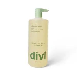 Divi Volumizing Shampoo for Women and Men - Lightweight Volume Shampoo for Fine Hair - Formulated to Cleanse, Nourish and Balance the Scalp, 1L
