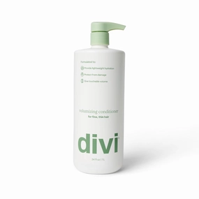 Divi Volumizing Conditioner for Women and Men - Lightweight Volume Conditioner for Fine Hair - Designed to Strengthen and Protect the Hair from Damage, 1L