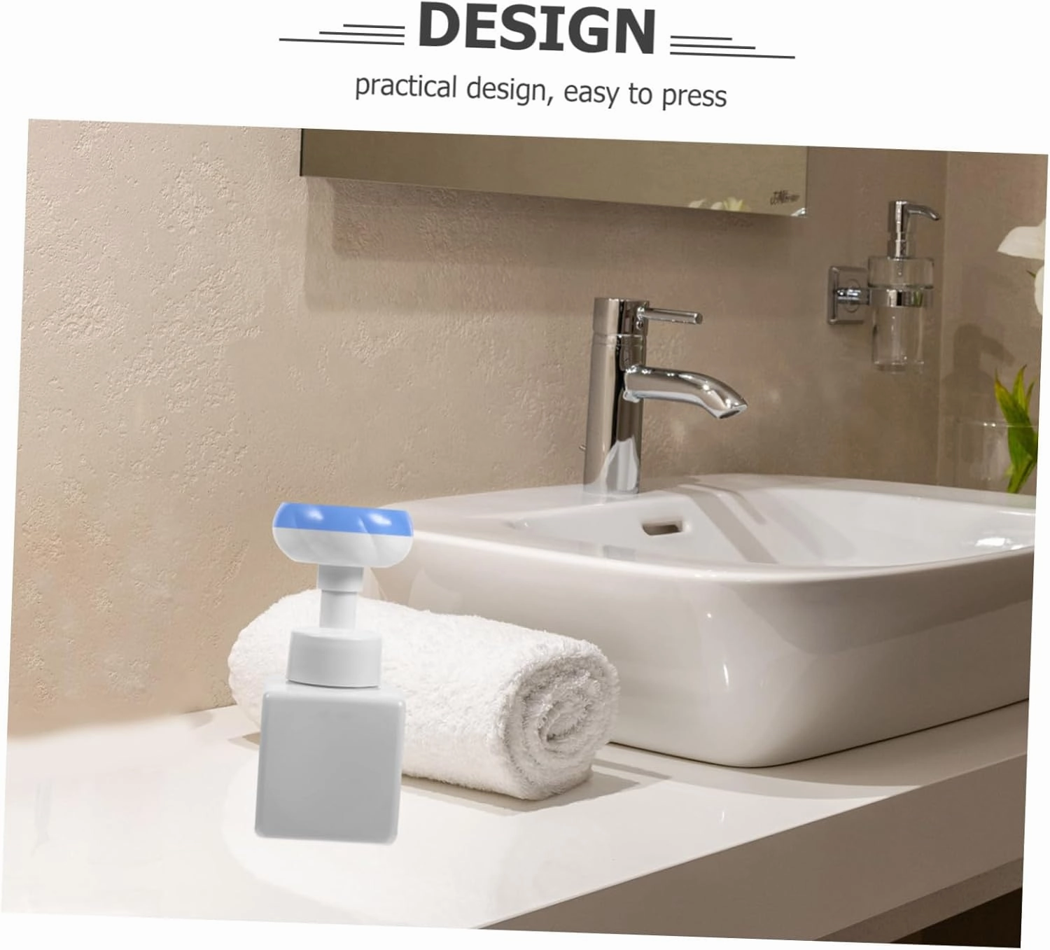 DOITOOL 4pcs Foaming Hand Soap Dispenser Bottle Pump Foams Bathroom Cat Paw Soap Dispenser Bottle
