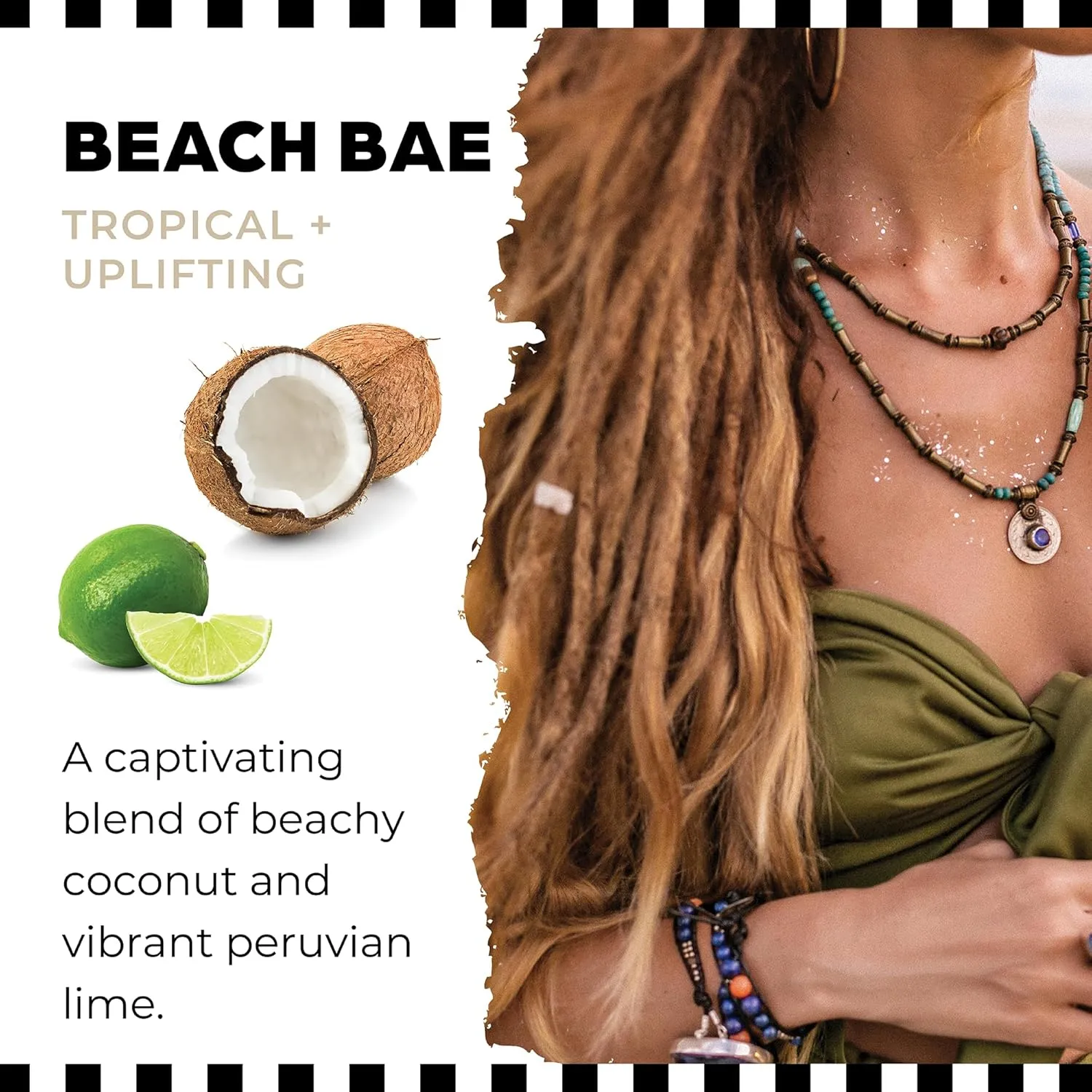 Dollylocks Liquid Shampoo – Plant-Based, Residue-Free Loc Shampoo, pH Balanced & Vegan (Beach Bae Scent, 8oz)