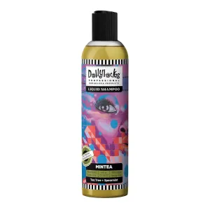 Dollylocks Liquid Shampoo – Plant-Based, Residue-Free Loc Shampoo, pH-Balanced & Vegan (Mintea Scent, 8oz)