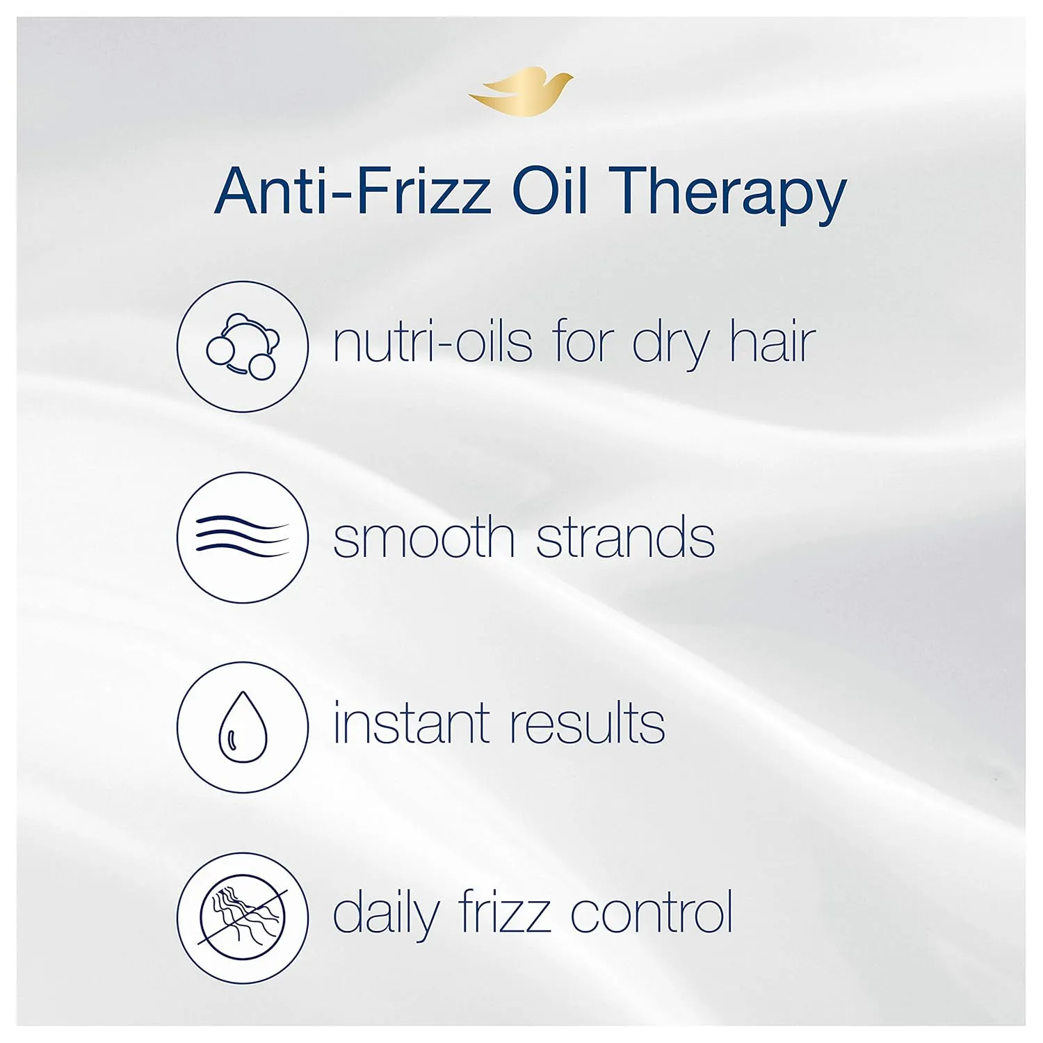 Dove Nutritive Solutions Dry Hair Conditioner for Frizzy Control Oil Therapy with Nutri-Oils Moisturizing Conditioner Formula Smooths Hair 12 oz, 4 Count