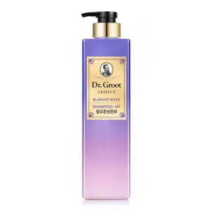 Dr. Groot Addict Shampoo (Blanche Musk, 23fl oz) - Professional Volumizing Shampoo | Thin, Damaged Hair & Odor Control, Amino Acid, Biotin, Silicone-Free | Korean Skincare