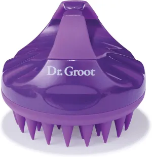 Dr. Groot Premium Scalp Cleansing Brush, Hair Scalp Massager, Scalp Scrubber with Soft Silicone Bristles, Hair Shampoo Brush for Scalp Exfoliation, Wet Dry Hair Brush for Scalp Care, Korean Hair Care