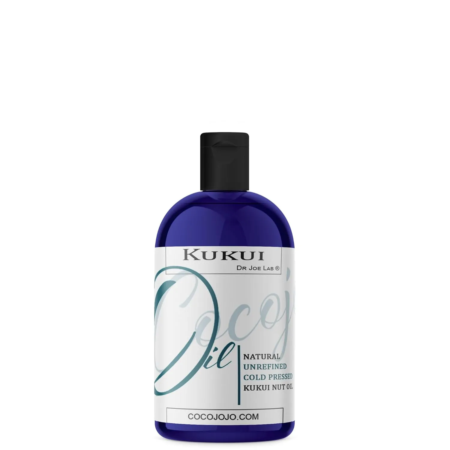 Dr Joe Lab Kukui Nut Oil 8 oz Pure Natural Cold Pressed Unrefined Extra Virgin Kukui Oil - for Hair Skin Body Nail and Beard - Moisturizing, Soothing, Hydrating, & Nourishing