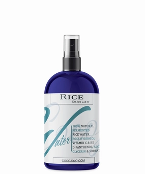 Dr Joe Lab Rice Water Growth Mix - Nourishing Toner with Rose Hydrosol, Aloe Vera Face and Scalp Essence, Rice Extract, Pro Vitamin B5, Oily Skin, Alcohol Free Spray Spritz (8 oz)