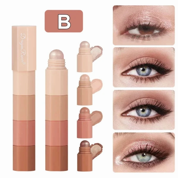Dragon Ranee 4-Color Lazy Eyeshadow Pencil in Silkworm Pearlescent Finish