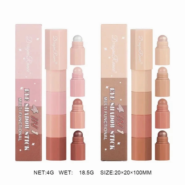 Dragon Ranee 4-Color Lazy Eyeshadow Pencil in Silkworm Pearlescent Finish