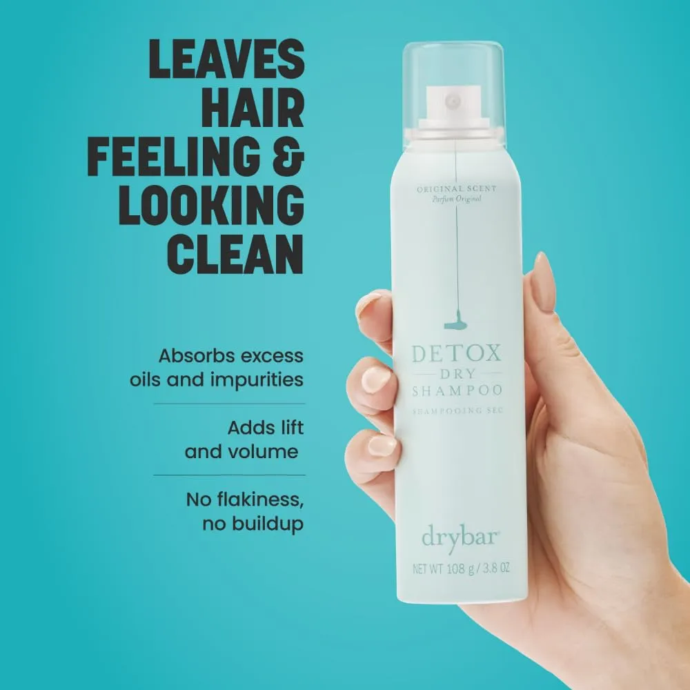 Drybar Detox Dry Shampoo | Absorbs Excess Oil, Leaves Hair Looking and Feeling Clean & Refreshed with Extra Volume, All Hair Types