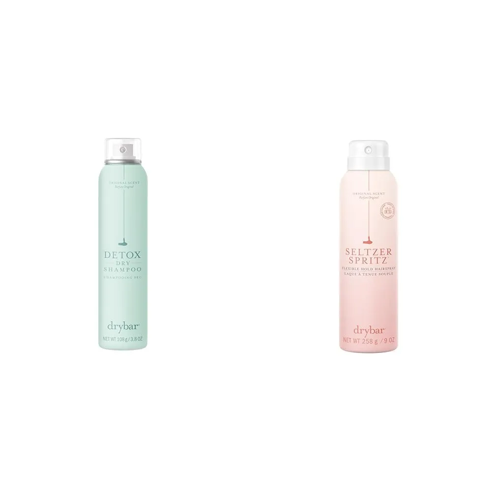 Drybar Detox Dry Shampoo and Seltzer Spritz Flexible Hold Hairspray Bundle