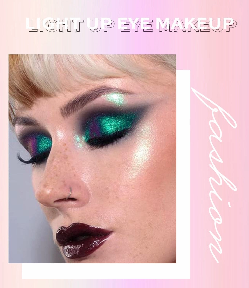 Duochrome 10 Color Chameleon Drag Queen Liquid Eyeshadows