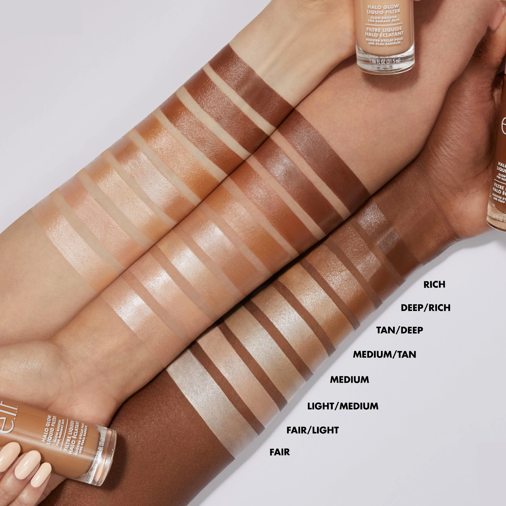 E.L.F Halo Glow Liquid Filter 7.0 Deep Rich