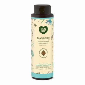 ecoLove – Natural Conditioning for Chemically Straightened Hair and Dry Damaged Hair – No SLS or Parabens - With Natural Moroccan Oil Extract - Vegan and Cruelty-Free Hair Treatment, 17.6 oz