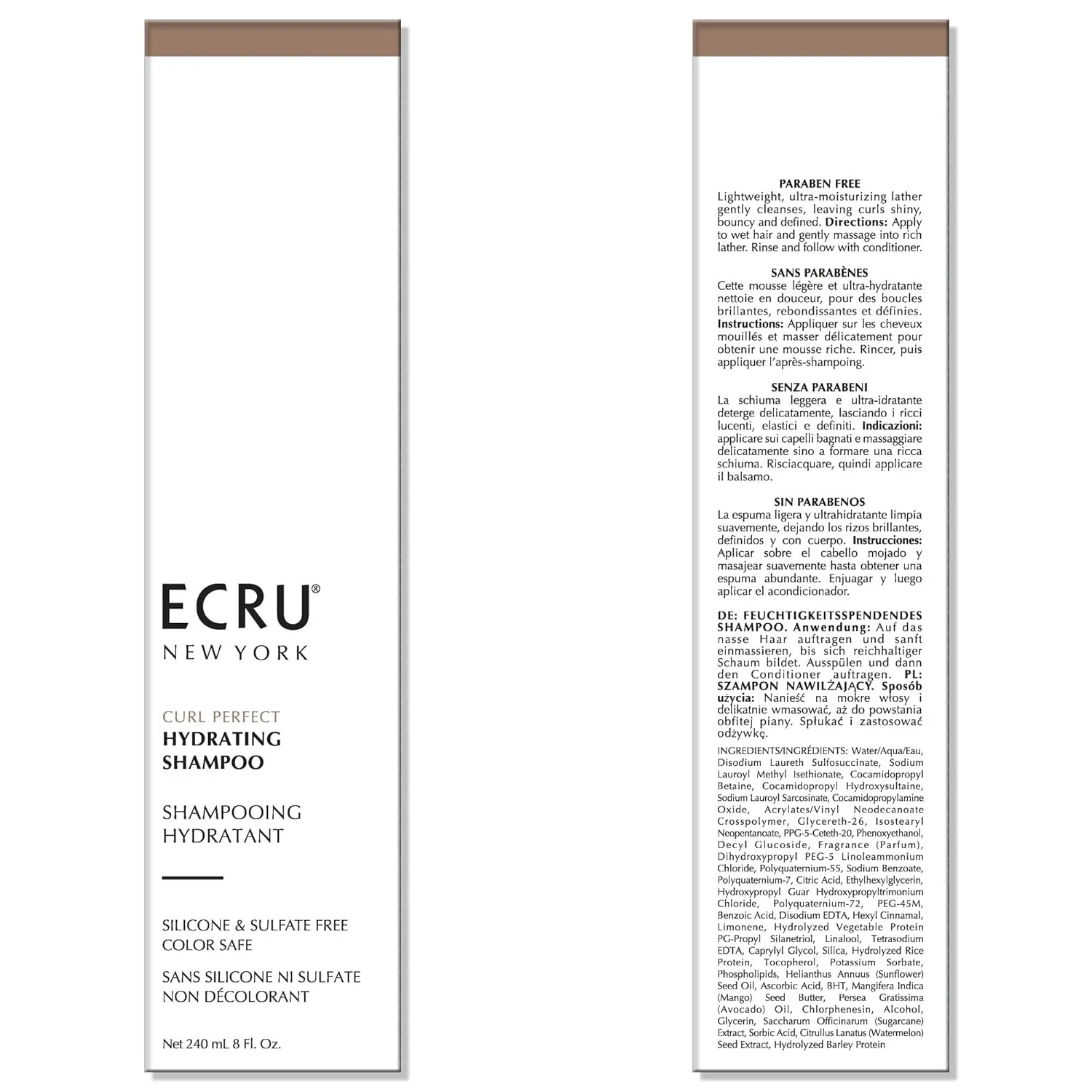 ECRU New York Curl Perfect Hydrating Shampoo