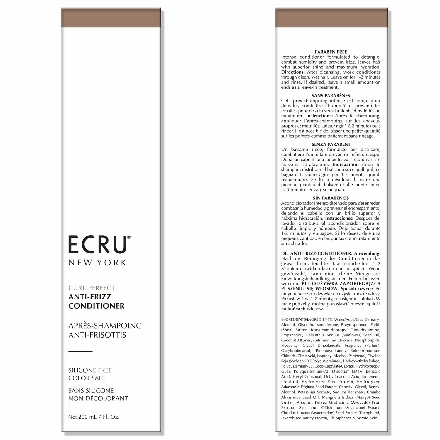 ECRU NEW YORK Curl Perfect Anti-Frizz Conditioner
