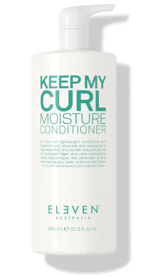 ELEVEN AUSTRALIA Keep My Curl Moisture Conditioner Hydrating, For Curly and Wavy Hair, Enhances Curl Definition, Reduces Frizz, and Adds Shine, Sulfate-Free, Lightweight Formula