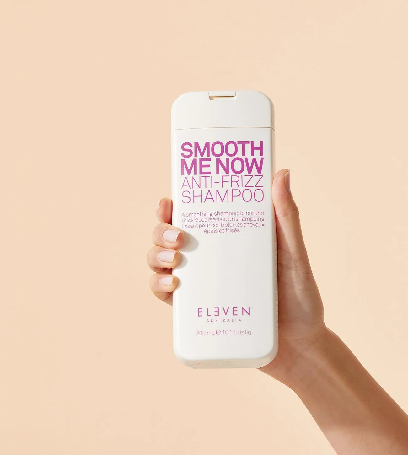 ELEVEN AUSTRALIA Smooth Me Now Anti-Frizz Shampoo for Frizz Control, Silky Smooth Hair, Moisturizes & Protects, Enhances Smoothness, Sulfate-Free