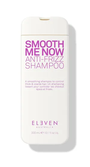 ELEVEN AUSTRALIA Smooth Me Now Anti-Frizz Shampoo for Frizz Control, Silky Smooth Hair, Moisturizes & Protects, Enhances Smoothness, Sulfate-Free