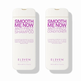 ELEVEN AUSTRALIA Smooth Me Now Shampoo & Conditioner Bundle 10.1 Fl Oz each