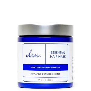 Elon Essentials Deep Conditioning Hair Mask – w/Shea Butter, Biotin, Argan & Coconut Oil – Hydrating & Conditioning for Dry Damaged Hair to Restore Shine & Silkiness (8 oz)