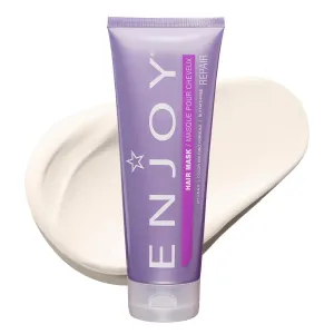 Enjoy Hair Mask 8 Oz 227 Grams | Add Moisture & Shine, Repair and Strengthen Dry, Unruly Hair | Color Safe | pH 4.5-5.5 | Sulfate-Free
