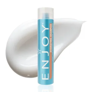 Enjoy Hydrating Shampoo 10.1 Fl Oz 300 mL | Eliminates Frizz & Detangles Dry, Brittle or Chemically Treated Hair | Color-Safe | pH 4.5-5.5 | Sulfate-Free